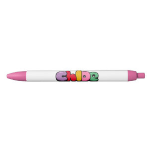 Bolígrafo De Tinta Negra Chloe