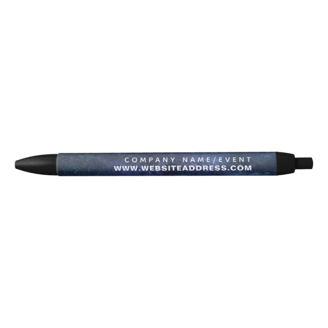 Bolígrafo De Tinta Negra Cielo cósmico, empresa/evento moderno (Anverso)