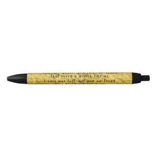 Bolígrafo De Tinta Negra Cita de Amazing Grace Lyric