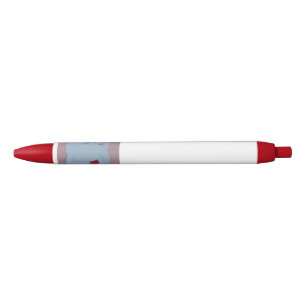 Bolígrafo De Tinta Negra Claire Red Trim Pen