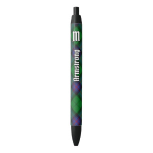 Bolígrafo De Tinta Negra Clan Armstrong Tartan Ink Pen