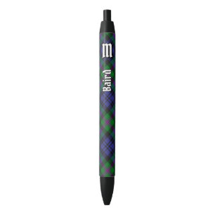 Bolígrafo De Tinta Negra Clan Baird Tartan