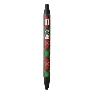 Bolígrafo De Tinta Negra Clan Boyd Tartan