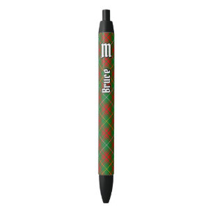 Bolígrafo De Tinta Negra Clan Bruce Hunting Tartan