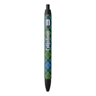 Bolígrafo De Tinta Negra Clan Colquhoun Tartan