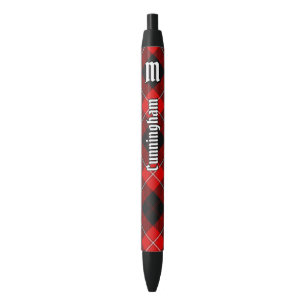 Bolígrafo De Tinta Negra Clan Cunningham Tartan