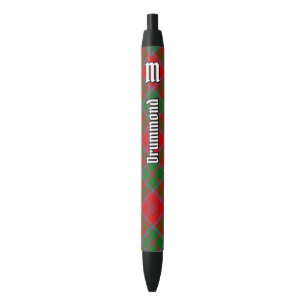 Bolígrafo De Tinta Negra Clan Drummond Tartan