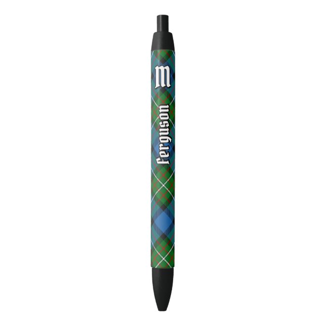 Bolígrafo De Tinta Negra Clan Ferguson Tartan Ink Pen (Frente vertical)