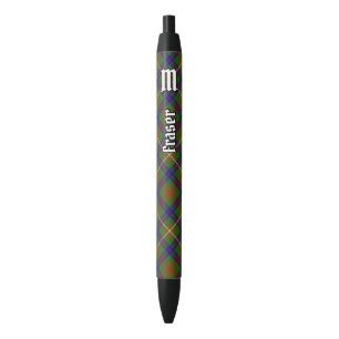 Bolígrafo De Tinta Negra Clan Fraser Hunting Tartan Ink Pen