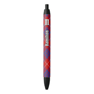Bolígrafo De Tinta Negra Clan Hamilton Red Tartan Ink Pen