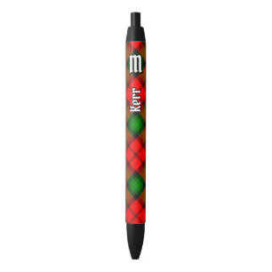 Bolígrafo De Tinta Negra Clan Kerr Tartan