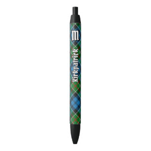 Bolígrafo De Tinta Negra Clan Kirkpatrick Tartan
