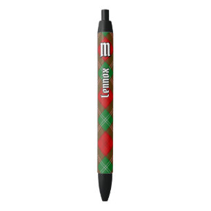 Bolígrafo De Tinta Negra Clan Lennox Tartan