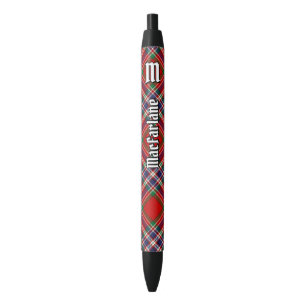 Bolígrafo De Tinta Negra Clan MacFarlane Red Tartan