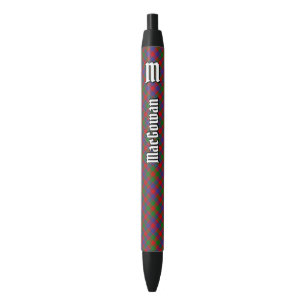 Bolígrafo De Tinta Negra Clan MacGowan Tartan