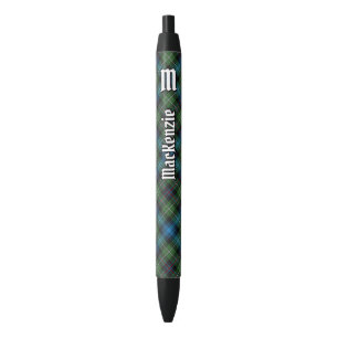 Bolígrafo De Tinta Negra Clan MacKenzie Tartan Ink Pen