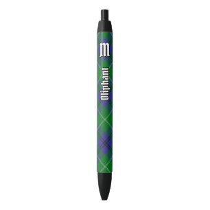 Bolígrafo De Tinta Negra Clan Oliphant Tartan Ink Pen