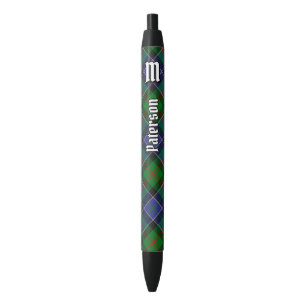 Bolígrafo De Tinta Negra Clan Paterson Tartan