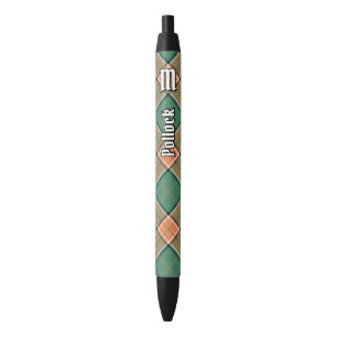 Bolígrafo De Tinta Negra Clan Pollock Tartan Ink Pen