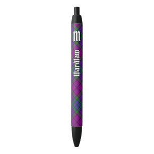 Bolígrafo De Tinta Negra Clan Wardlaw Tartan