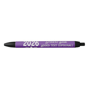 Bolígrafo De Tinta Negra Clase de graduación 2026