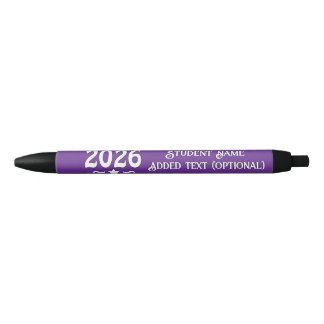 Bolígrafo De Tinta Negra Clase de graduación 2026
