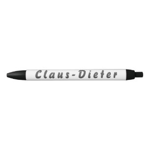 Bolígrafo De Tinta Negra Claus-Dieter Kugelschreiber