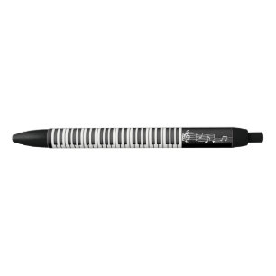 Bolígrafo De Tinta Negra Claves de piano