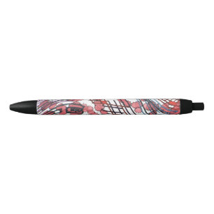 Bolígrafo De Tinta Negra Coagulada