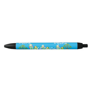 Bolígrafo De Tinta Negra Colección Hawaii Aloha -
