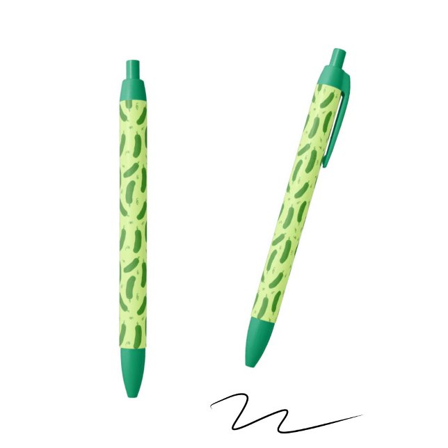 Bolígrafo De Tinta Negra Colección Pickle & Fresh estampada (Subido por el creador)