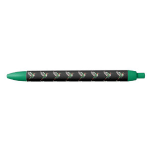 Bolígrafo De Tinta Negra Colibrí verde