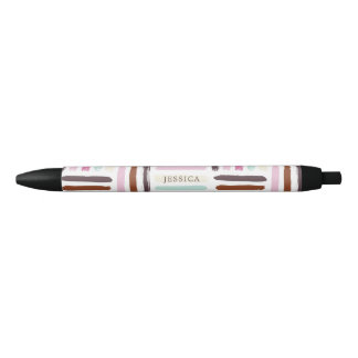 Bolígrafo De Tinta Negra Coloridas brotes de pincel personalizados