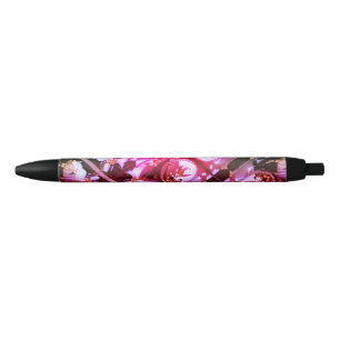 Bolígrafo De Tinta Negra Colorido rosa