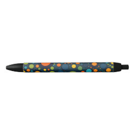 Bolígrafo De Tinta Negra Coloridos puntos de polka