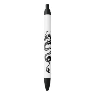 Bolígrafo de tinta negra con gráfico de dragón jap