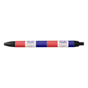 Bolígrafo de tinta negra con la bandera de Clevela