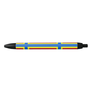 Bolígrafo de tinta negra con la bandera de las Orc