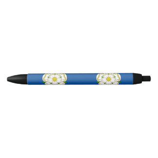 Bolígrafo de tinta negra con la bandera de Yorkshi