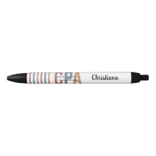 Bolígrafo De Tinta Negra Contador público certificado por CPA Retro Persona