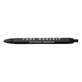 Bolígrafo De Tinta Negra Convención Especial Pure Worship 2025 | JW Pen