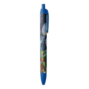 Bolígrafo De Tinta Negra Coral colorido bajo el mar