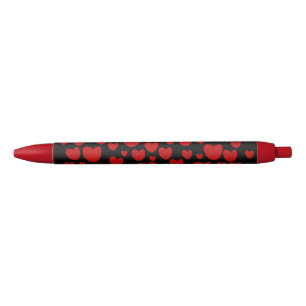 Bolígrafo De Tinta Negra Corazón