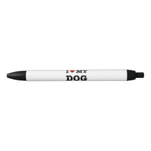 Bolígrafo De Tinta Negra Corazón de mi perro