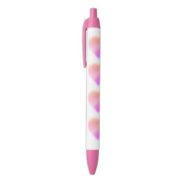 Bolígrafo De Tinta Negra corazón rosa
