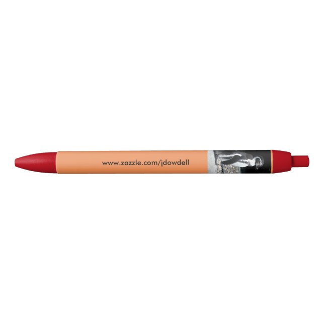 Bolígrafo De Tinta Negra Corral de Pingüinos (Anverso)
