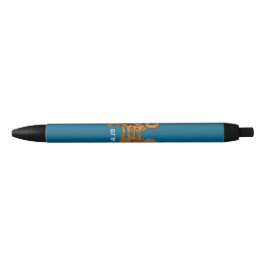 Bolígrafo De Tinta Negra Cortar Em Off