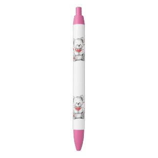 Bolígrafo De Tinta Negra crayon nounours d'amour