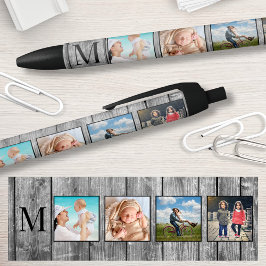 Bolígrafo De Tinta Negra Crea tu Collage de fotos Personalizado Rustic Farm