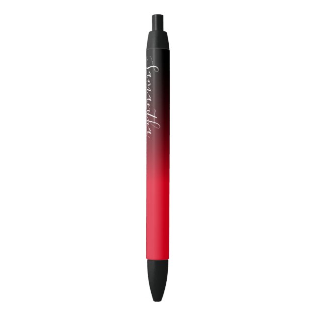 Bolígrafo De Tinta Negra Crea tu propio ómbre negro personalizado (Frente vertical)